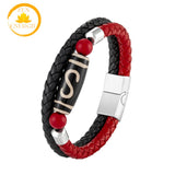bracelet 3 yeux dzi en agate naturelle∣ Zenbienetre.com