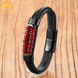 bracelet multi-pierres naturelles énergie, protection et 
harmonie∣ Zenbienetre.com