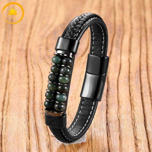 bracelet multi-pierres naturelles énergie, protection et 
harmonie∣ Zenbienetre.com