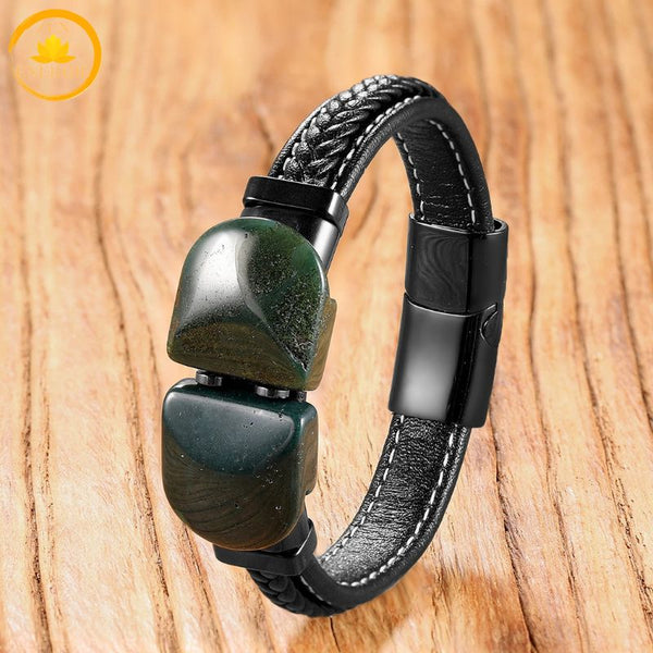 Bracelet spirituel en Œil de tigre marron – énergie protectrice et confiance