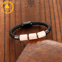 bracelet zen en calcédoine énergétique∣ Zenbienetre.com