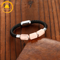 bracelet zen en calcédoine énergétique∣ Zenbienetre.com