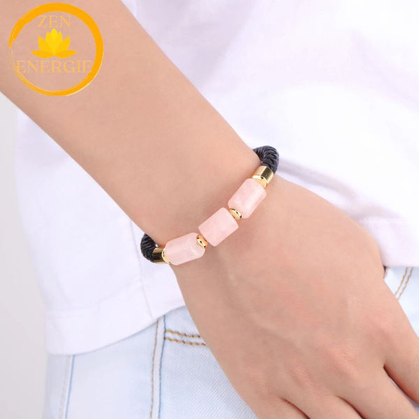 bracelet zen en calcédoine énergétique∣ Zenbienetre.com