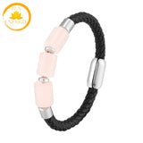 bracelet zen en calcédoine énergétique∣ Zenbienetre.com