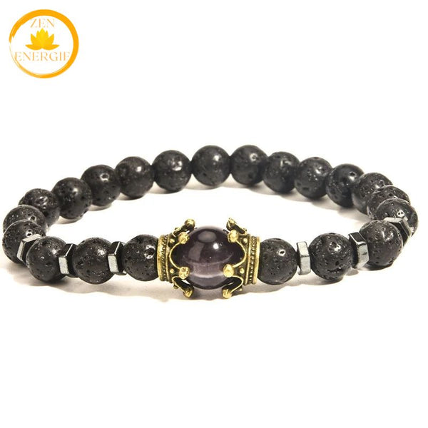 bracelet en pierre de lave∣ Zenbienetre.com