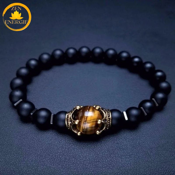 bracelet en pierre de lave∣ Zenbienetre.com