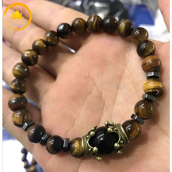 bracelet en pierre de lave∣ Zenbienetre.com