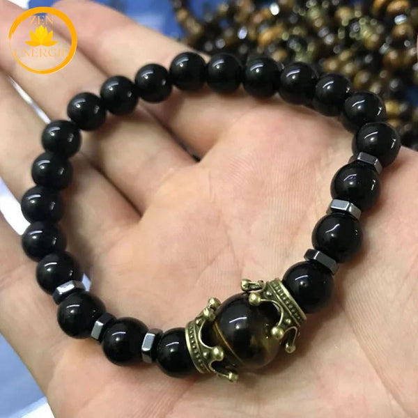 bracelet en pierre de lave∣ Zenbienetre.com