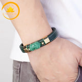 bracelet en jade porte-bonheur pour hommes∣ Zenbienetre.com