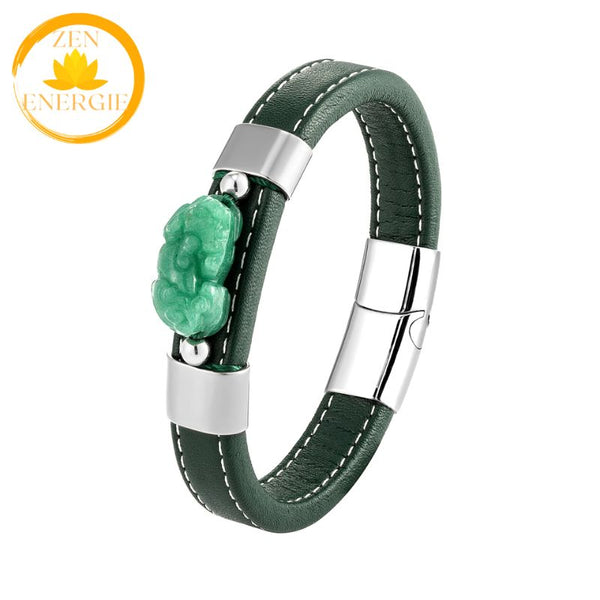 bracelet en jade porte-bonheur pour hommes∣ Zenbienetre.com