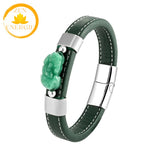 bracelet en jade porte-bonheur pour hommes∣ Zenbienetre.com