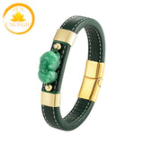 bracelet en jade porte-bonheur pour hommes∣ Zenbienetre.com