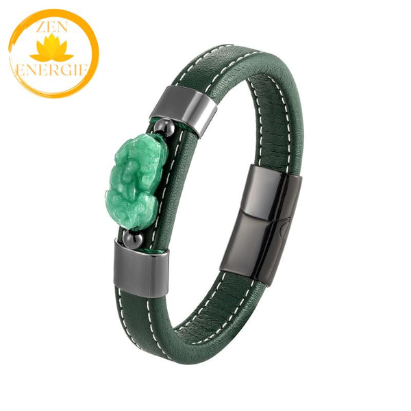 bracelet en jade porte-bonheur pour hommes∣ Zenbienetre.com