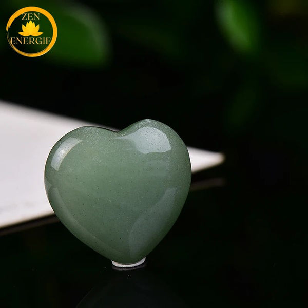 cœur en cristal de roche∣ Zenbienetre.com