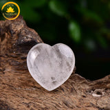 cœur en cristal de roche∣ Zenbienetre.com