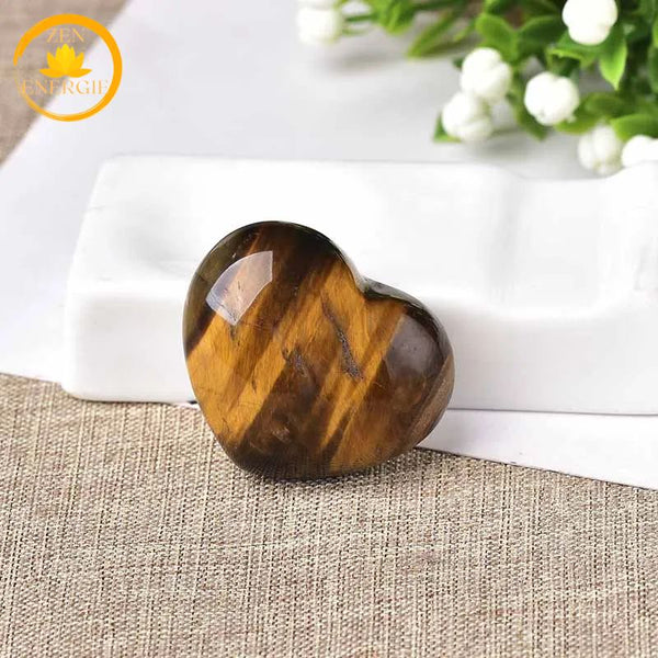 cœur en cristal de roche∣ Zenbienetre.com