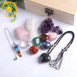 coffret à bijoux composé de pierres d'améthyste∣ Zenbienetre.com