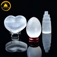 coffret de pierres de sélénite et cristaux naturels∣ Zenbienetre.com