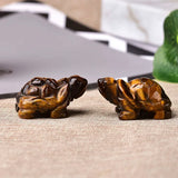 Tortues en pierre naturelle sculptée – Énergie positive et longévité ∣ Zenbienetre.com