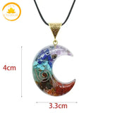 pendentif croissant de lune en pierre naturelle∣ Zenbienetre.com