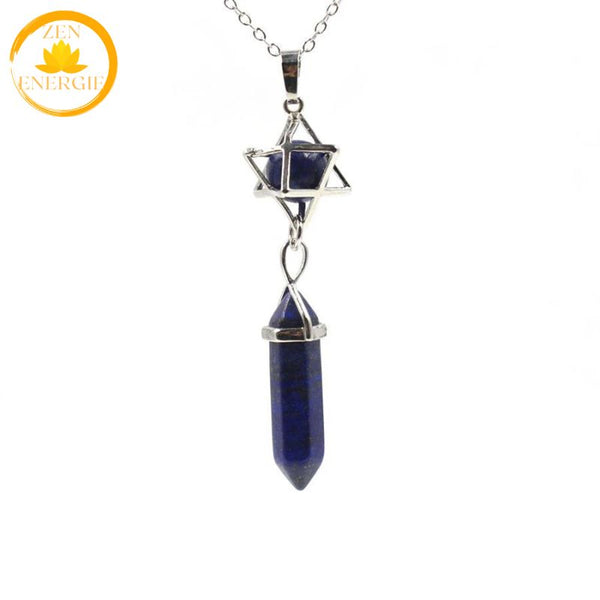 pendentif en cristal de roche à pointe naturelle∣ Zenbienetre.com