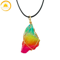 pendentif en cristal naturel fluorite∣ Zenbienetre.com