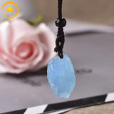 pendentif en pierre de cristal de roche brute∣ Zenbienetre.com