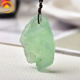 pendentif en pierre de cristal de roche brute∣ Zenbienetre.com
