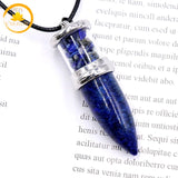 pendentif en pierre de cristal de roche∣ Zenbienetre.com