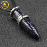 pendentif en pierre de cristal de roche∣ Zenbienetre.com