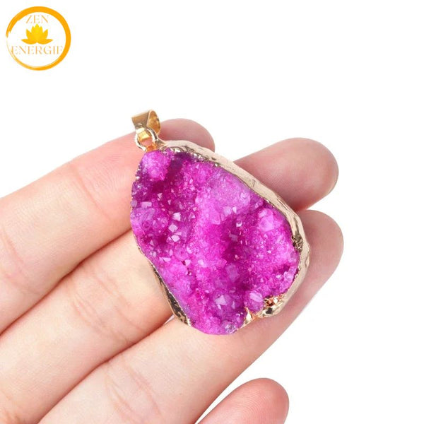 pendentif goutte en aigue-marine∣ Zenbienetre.com