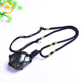pendentif pierre de lune en labradorite naturelle∣ Zenbienetre.com