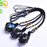 pendentif pierre de lune en labradorite naturelle∣ Zenbienetre.com