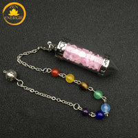 pendule spirituel en cristaux naturels∣ Zenbienetre.com