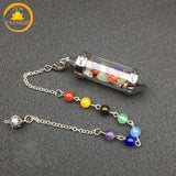 pendule spirituel en cristaux naturels∣ Zenbienetre.com