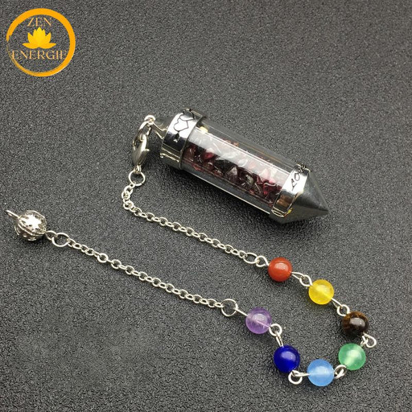 pendule spirituel en cristaux naturels∣ Zenbienetre.com