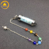 pendule spirituel en cristaux naturels∣ Zenbienetre.com
