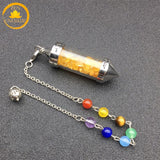 pendule spirituel en cristaux naturels∣ Zenbienetre.com