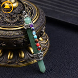 pendule à pointe de crayon en pierre naturelle∣ Zenbienetre.com