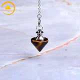 pendule cône en pierre naturelle∣ Zenbienetre.com