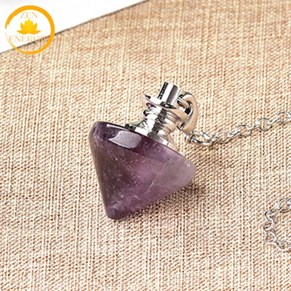 pendule cône en pierre naturelle∣ Zenbienetre.com