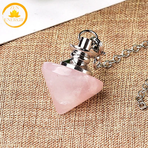 pendule cône en pierre naturelle∣ Zenbienetre.com