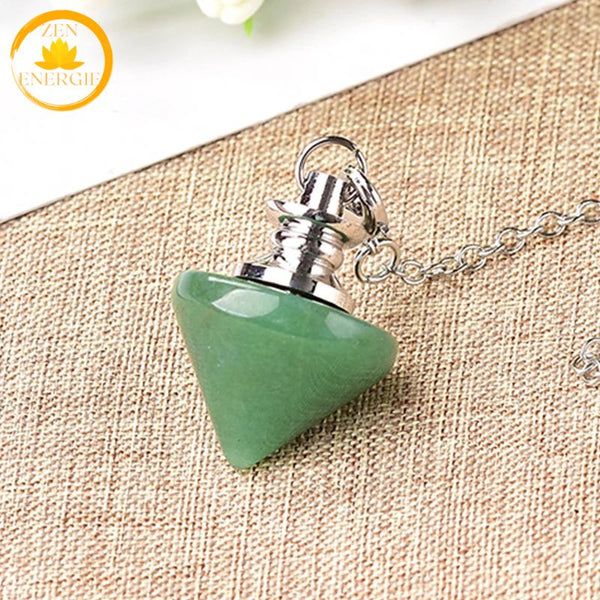 pendule cône en pierre naturelle∣ Zenbienetre.com