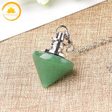 pendule cône en pierre naturelle∣ Zenbienetre.com