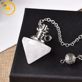 pendule cône en pierre naturelle∣ Zenbienetre.com