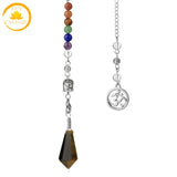 pendule de radiesthésie en pierre de quartz∣ Zenbienetre.com