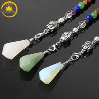 pendule de radiesthésie en pierre de quartz∣ Zenbienetre.com