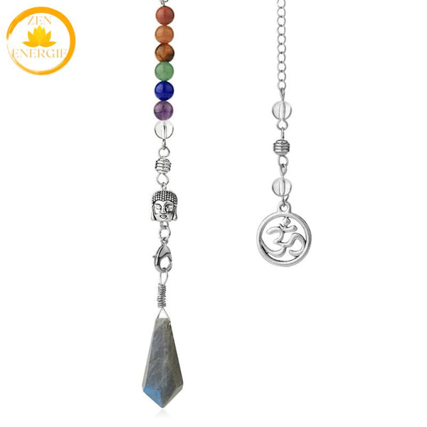 pendule de radiesthésie en pierre de quartz∣ Zenbienetre.com