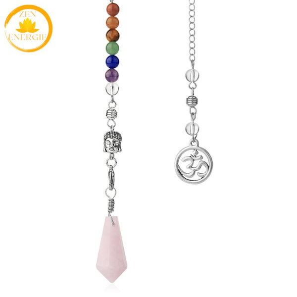 pendule de radiesthésie en pierre de quartz∣ Zenbienetre.com