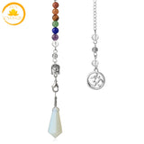 pendule de radiesthésie en pierre de quartz∣ Zenbienetre.com